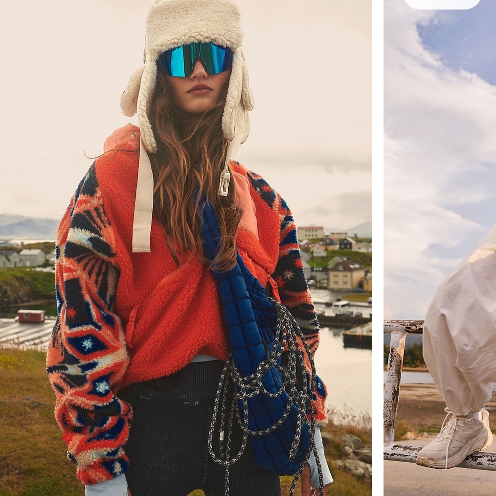Free people printed hit the slopes